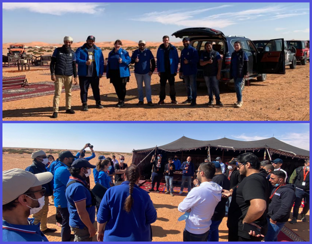 The driver training team at Dakar Rally 2022