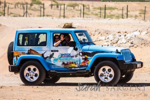 Marina in a Jeep Wrangler