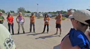 Marina conducts a pre-trip briefing