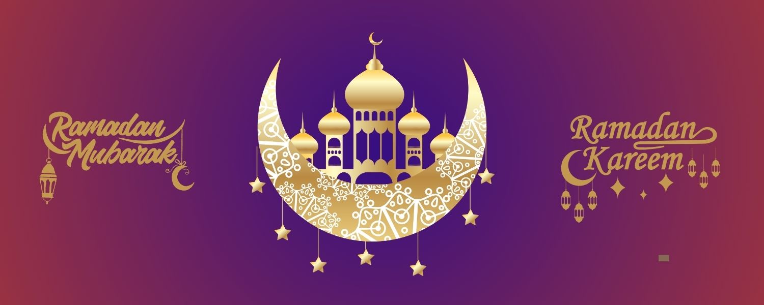 Graphic of Ramadan greeting