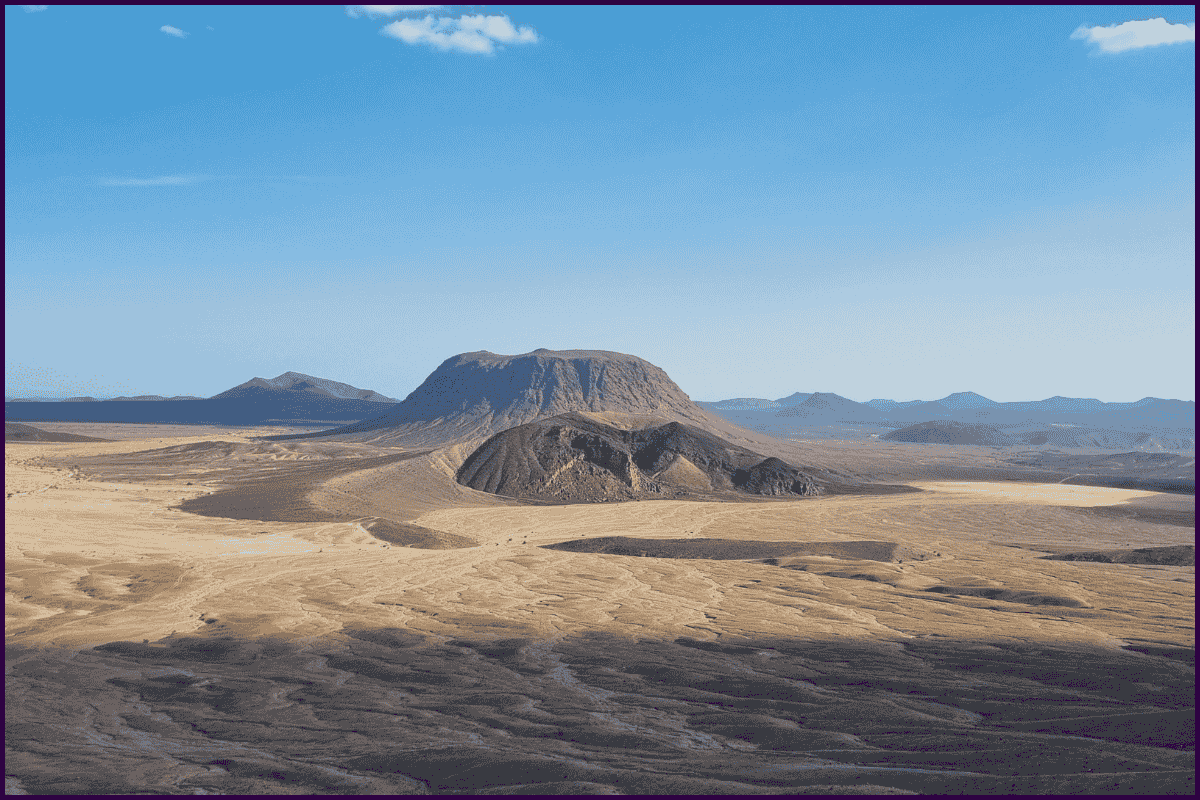 volcanic landscape